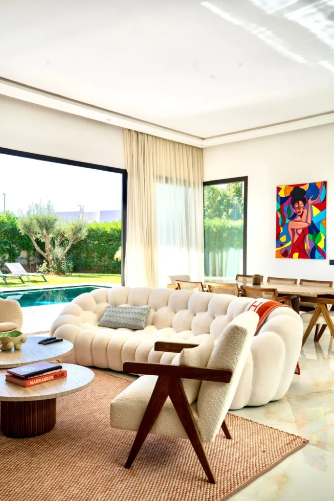 Grande villa à Marrakech pour groupe d’amis
