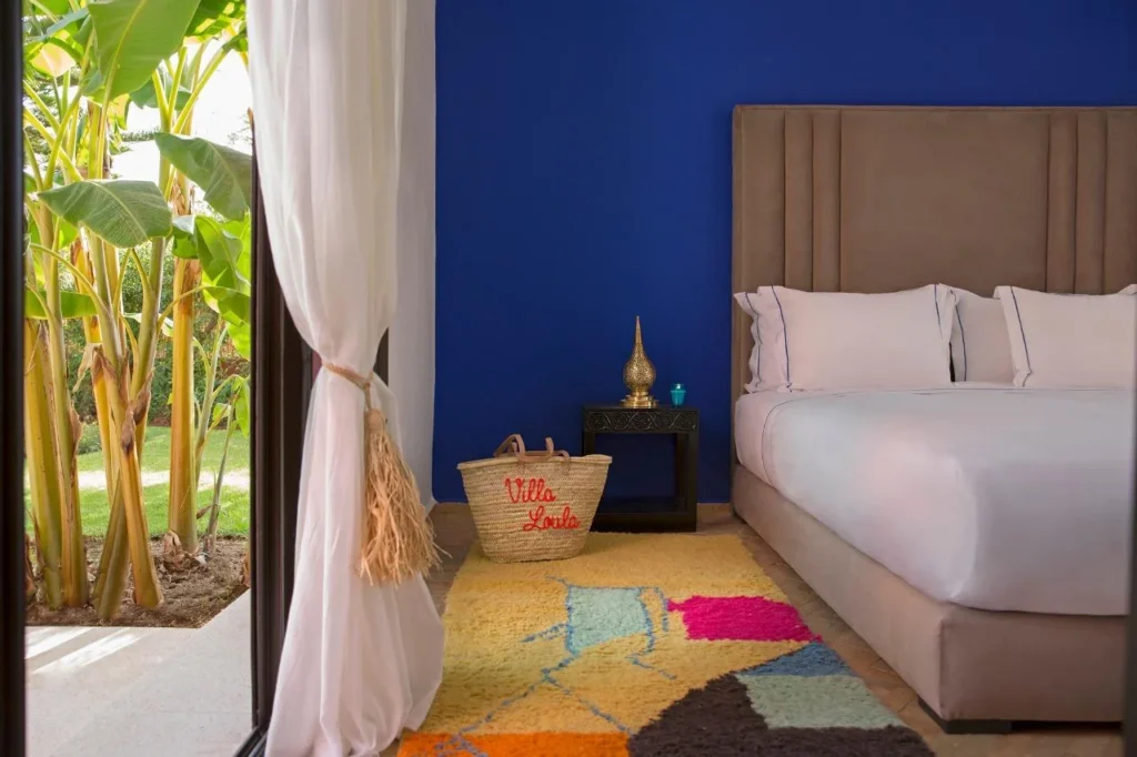 Famille profitant d’une villa hôtel Marrakech